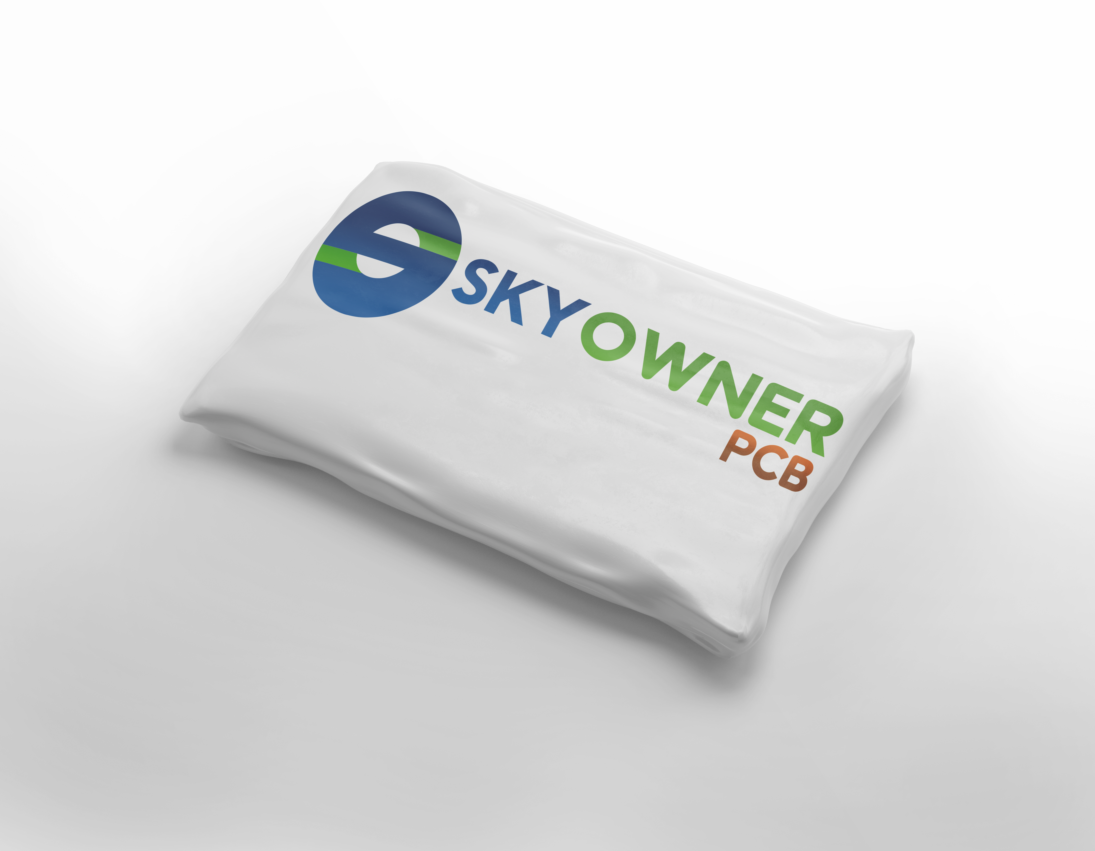 SkyOwner PCB logo and mockup design work by Maruf Kurt.